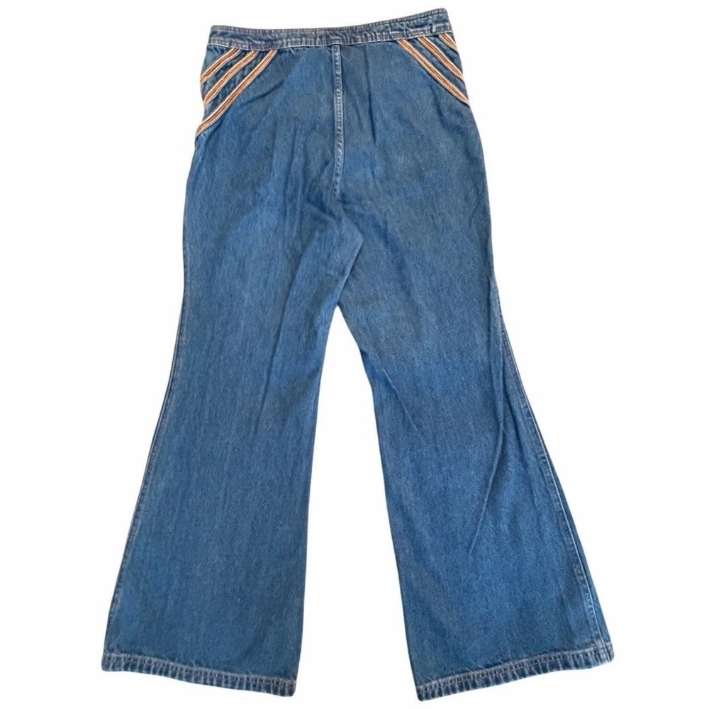 We The Free Over The Rainbow Flare Jeans 31 Wide Leg - Picture 4 of 12